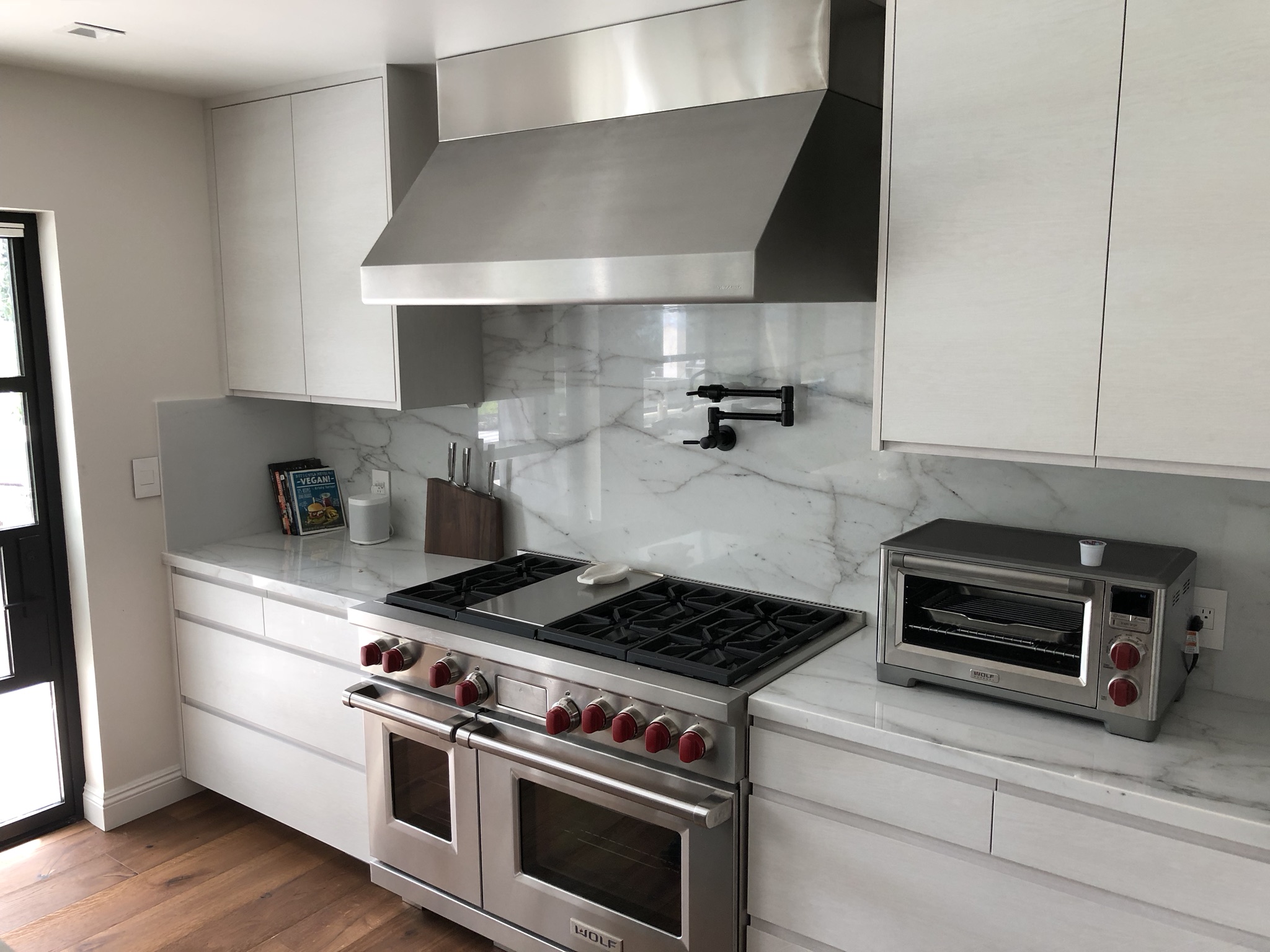 Traditional Dark Walnut Stained Maple Kitchen