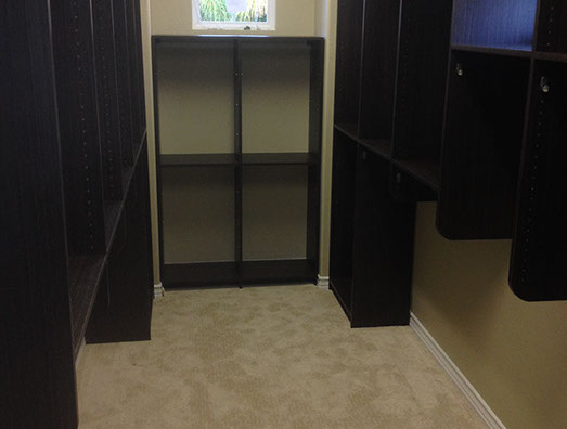 Custom Paint Grade Wainscoting and Crown Molding with a Swiss Coffee Lacquer Finish.