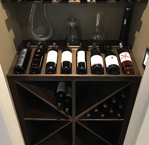 Traditional Paint Grade Entertainment Center with an Antique White Lacquer Finish