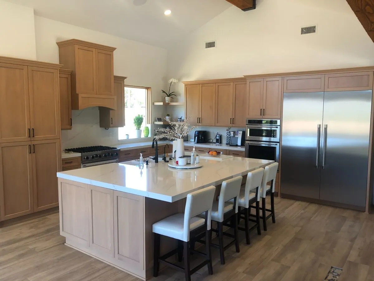 Full Kitchen with Vaulted Ceiling